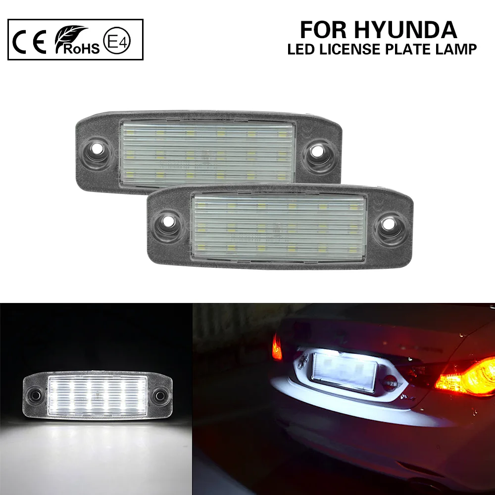 2Pcs Car LED license plate lamp LED number plate light for Hyundai SONATA SONATA YF 10MY GF 10 2010~
2Pcs Car LED license plate lamp LED number plate light for Hyundai SONATA SONATA YF 10MY GF 10 2010~