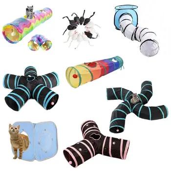 Pet Tunnel 2-5 Holes 8 Colors Foldable Pet Cat Tunnel Indoor Outdoor Pet Cat Training Toy For Cat Rabbit Animal Play Tunnel Tube
Pet Tunnel 2-5 Holes 8 Colors Foldable Pet Cat Tunnel Indoor Outdoor Pet Cat Training Toy For Cat Rabbit Animal Play Tunnel Tube