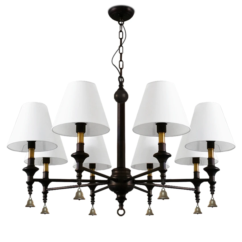 Designer black branch chandeliers lights American country living room dining room bedroom Roman white cloth iron hanging lamps
Designer black branch chandeliers lights American country living room dining room bedroom Roman white cloth iron hanging lamps