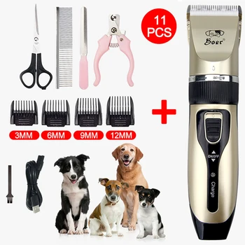 Cordless Electrical Pet Hair Trimmer Dog Cat Grooming Clippers Low-Noise Hair Cutting Shaver Nail Paw Claw Shaper Filer Scissors
Cordless Electrical Pet Hair Trimmer Dog Cat Grooming Clippers Low-Noise Hair Cutting Shaver Nail Paw Claw Shaper Filer Scissors
