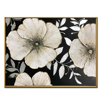 Abstract Oil Painting On Canvas For Living Room Home Decor Handmade Pictures Wall Art Paintings 100% Handpainted White Flowers
Abstract Oil Painting On Canvas For Living Room Home Decor Handmade Pictures Wall Art Paintings 100% Handpainted White Flowers