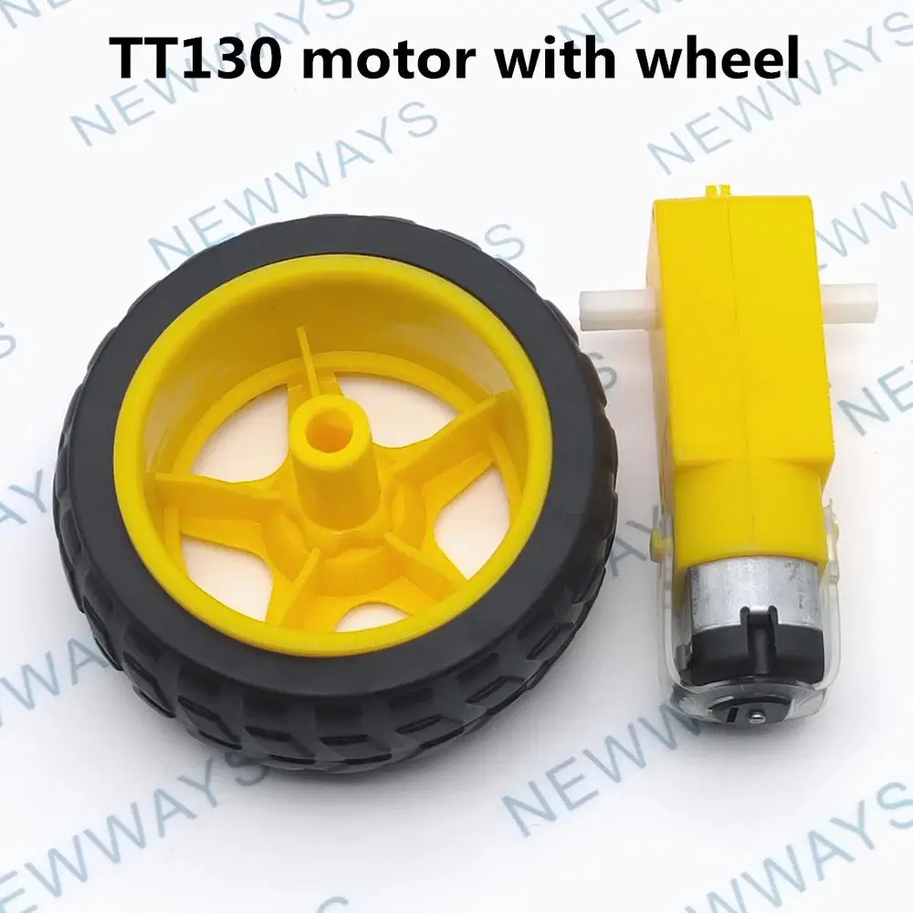 TT Motor 130motor with the wheel Smart Car Robot Gear Motor for Arduino DC3V-6V DC Gear Motor
TT Motor 130motor with the wheel Smart Car Robot Gear Motor for Arduino DC3V-6V DC Gear Motor