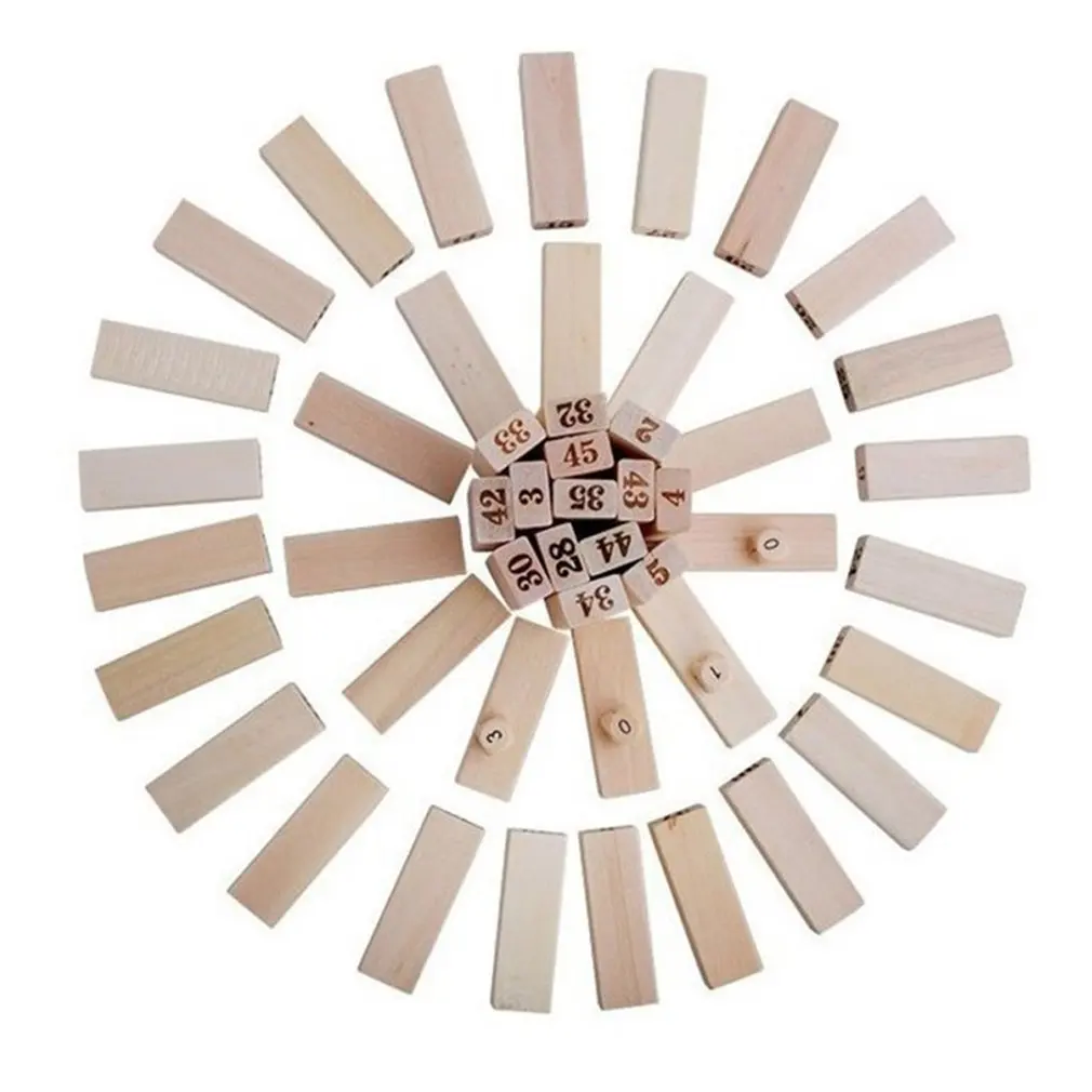 Giant Toppling Timbers Wooden Blocks Game Stacking Blocks Stacking Tower for a Fun Outdoor Lawn Yard Game - 54 Pieces
Giant Toppling Timbers Wooden Blocks Game Stacking Blocks Stacking Tower for a Fun Outdoor Lawn Yard Game - 54 Pieces