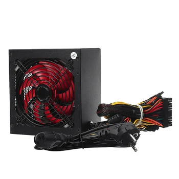 ATX 20/24pin 12V PC Computer SATA Gaming PC Power Supply 650W Power Supply Passive PFC Silent Fan