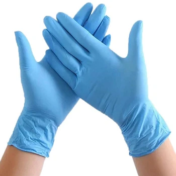 Disposable Nitrile Gloves-200 Sticks-Rubber Free Latex, Examination Level, Examinations,L,Blue 
Disposable Nitrile Gloves-200 Sticks-Rubber Free Latex, Examination Level, Examinations,L,Blue