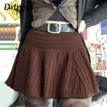 Darlingaga Y2K Retro Fashion Stripe Knitted Brown High Waist Skirt Female Harajuku Solid Aesthetic Mini Skirts Summer Preppy New
Darlingaga Y2K Retro Fashion Stripe Knitted Brown High Waist Skirt Female Harajuku Solid Aesthetic Mini Skirts Summer Preppy New