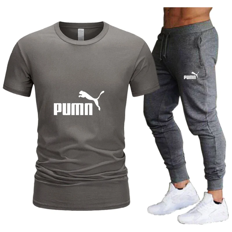 2021 Hot Men's Sets T Shirts+pants Two Pieces Sets Casual Tracksuit Men Sports Brand Suit Print Tops+Pants Gyms Fitness Trousers 2021 Hot Men's Sets T Shirts+pants Two Pieces Sets Casual Tracksuit Men Sports Brand Suit Print Tops+Pants Gyms Fitness Trousers