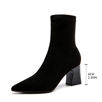 OLEKA Mid-calf Winter Boots Women Square Heel Shallow Pointed Toe Ladies Boots Fashion Style Basic New AS359
OLEKA Mid-calf Winter Boots Women Square Heel Shallow Pointed Toe Ladies Boots Fashion Style Basic New AS359