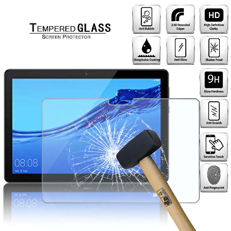 Tablet Tempered Glass Screen Protector Cover for Huawei MediaPad T5 10 Full Coverage HD Eye Protection Tempered Film
Tablet Tempered Glass Screen Protector Cover for Huawei MediaPad T5 10 Full Coverage HD Eye Protection Tempered Film