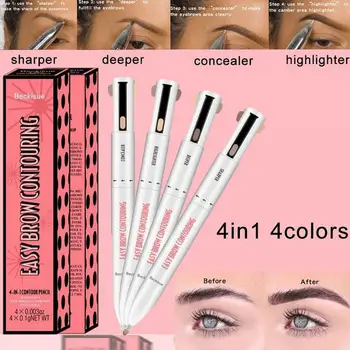 Blue ZOO 4 In1 Eyebrow Pencil Multifunctional Waterproof Long Lasting Automatic Rotating Sweatproof eyebrow pencil
Blue ZOO 4 In1 Eyebrow Pencil Multifunctional Waterproof Long Lasting Automatic Rotating Sweatproof eyebrow pencil