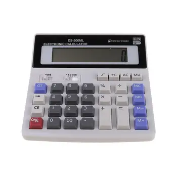 Standard Standard Function Scientific Electronics Desktop Calculators, Dual Power, Big Button 12 Digit Large LCD Display, for
Standard Standard Function Scientific Electronics Desktop Calculators, Dual Power, Big Button 12 Digit Large LCD Display, for