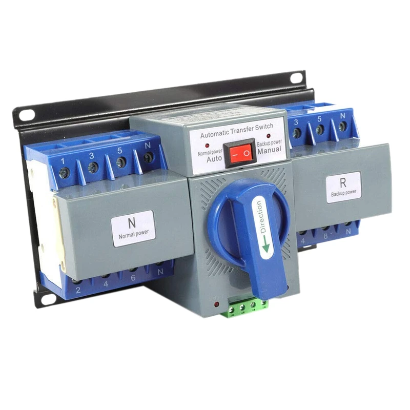 63A 4P CB Level Dual Power Automatic Transfer Switch Mini Dual Power Generator Changeover Switch 50HZ/60HZ
63A 4P CB Level Dual Power Automatic Transfer Switch Mini Dual Power Generator Changeover Switch 50HZ/60HZ