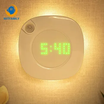 LED Wall Clock Living Room Bedroom Light Wall Lamp Family Personality Mini Motion Sensor Night Light Brightness
LED Wall Clock Living Room Bedroom Light Wall Lamp Family Personality Mini Motion Sensor Night Light Brightness