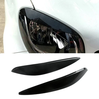 Carbon Fiber Front Headlights Eyebrow Eyelid Sticker Cover Trim for Mercedes Benz Smart 2014-2020
Carbon Fiber Front Headlights Eyebrow Eyelid Sticker Cover Trim for Mercedes Benz Smart 2014-2020