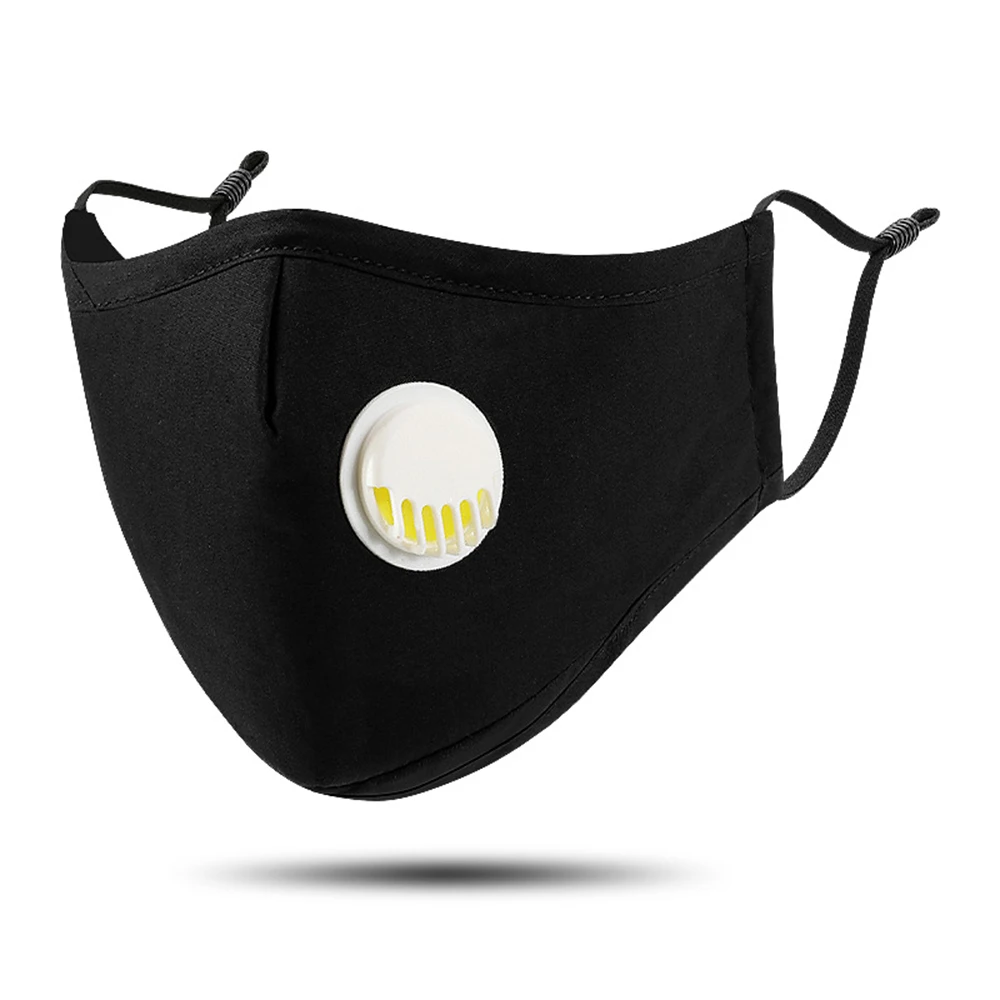 Respiratory Anti Flu Dust Black Mask Upgraded Version Men Women Anti-fog Haze Pollen 3D Cropped Breathable Valve Mouth Mask 
Respiratory Anti Flu Dust Black Mask Upgraded Version Men Women Anti-fog Haze Pollen 3D Cropped Breathable Valve Mouth Mask