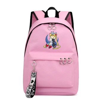 Cute Moon Cat Luna Backpack Girls Funny Sailor Moon School Bags Kids Teens Cartoon Anime Backbag Women Travel Bag Lady Bookbag
Cute Moon Cat Luna Backpack Girls Funny Sailor Moon School Bags Kids Teens Cartoon Anime Backbag Women Travel Bag Lady Bookbag