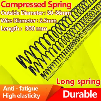 Spring Steel Pressure Spring Compression Spring Y Type Return Strong Spring Wire Diameter 2.0mm, Length 300mm, Diameter 10-19mm
Spring Steel Pressure Spring Compression Spring Y Type Return Strong Spring Wire Diameter 2.0mm, Length 300mm, Diameter 10-19mm