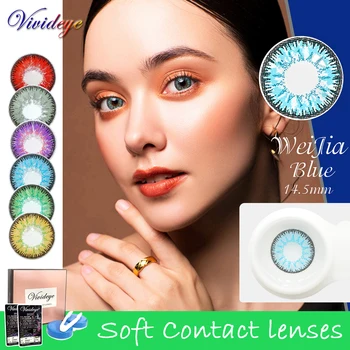 VIVID EYE Series Blue Colored Contact Lenses for Eyes Colorblend Colored Eye Lenses Color Contacts Used for Halloween carnival
VIVID EYE Series Blue Colored Contact Lenses for Eyes Colorblend Colored Eye Lenses Color Contacts Used for Halloween carnival