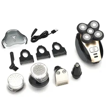 5 in 1 Electric Shaver 5 Heads 4D Men's Razor Multifunctional Beard Razor Electric Trimmer 5 In 1 Beard Shaving Machines
5 in 1 Electric Shaver 5 Heads 4D Men's Razor Multifunctional Beard Razor Electric Trimmer 5 In 1 Beard Shaving Machines