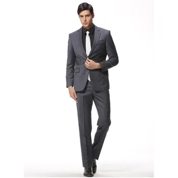 Custom Made Dark Gray men suit wedding Tuxedos Two Pieces Groom Business Formal Groom Suit (Jacket+Pants) G353
Custom Made Dark Gray men suit wedding Tuxedos Two Pieces Groom Business Formal Groom Suit (Jacket+Pants) G353