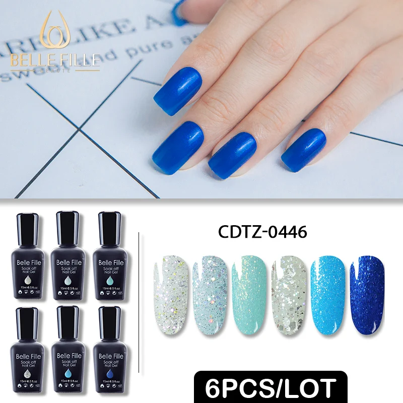 Belle Fille Gel Polish Nail Art Set Manicure Hybrid Nails Color Gallak Vernis Semi Permanent UV Gel Nail Polish Gel Varnish 15ml
Belle Fille Gel Polish Nail Art Set Manicure Hybrid Nails Color Gallak Vernis Semi Permanent UV Gel Nail Polish Gel Varnish 15ml