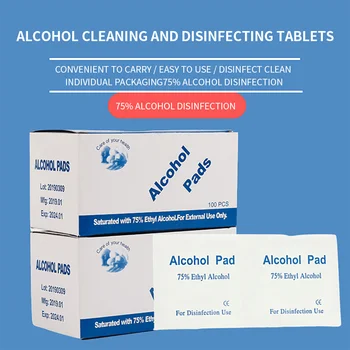 NEW 100 tablets/Pack 75% Hand Sanitizer Antibacterial Moisturizing One-time Not Clean Anhydrous Transparent Liquid
NEW 100 tablets/Pack 75% Hand Sanitizer Antibacterial Moisturizing One-time Not Clean Anhydrous Transparent Liquid