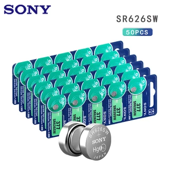 50PC SONY Original 1.55V AG4 377A 377 LR626 SR626SW SR66 LR66 Button Cell Watch Coin Battery Watch batteries MADE IN JAPAN
50PC SONY Original 1.55V AG4 377A 377 LR626 SR626SW SR66 LR66 Button Cell Watch Coin Battery Watch batteries MADE IN JAPAN