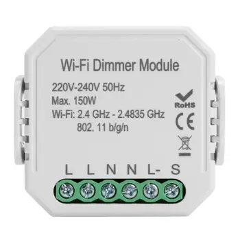 WiFi Tuya Smart Dimmer Module DIY Automation Module for Alexa Google Assistant Excellent Craftsmanship Well Durability
WiFi Tuya Smart Dimmer Module DIY Automation Module for Alexa Google Assistant Excellent Craftsmanship Well Durability