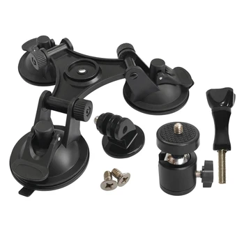 Car Windshield Triple Vacuum Suction Cup Mount for GoPro- Hero 8/7/6/5/4/3/3+/2/1 Xiaoyi SJ4000 SJ5000 SJ7000 
Car Windshield Triple Vacuum Suction Cup Mount for GoPro- Hero 8/7/6/5/4/3/3+/2/1 Xiaoyi SJ4000 SJ5000 SJ7000
