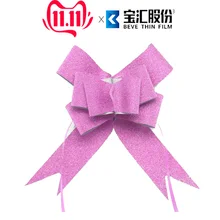 10 pièces/lot paillettes cadeau rubans tirer papillon nœuds ruban événements de mariage décoration d'anniversaire cadeaux de noël décor 1.8cm * 36cm(China)