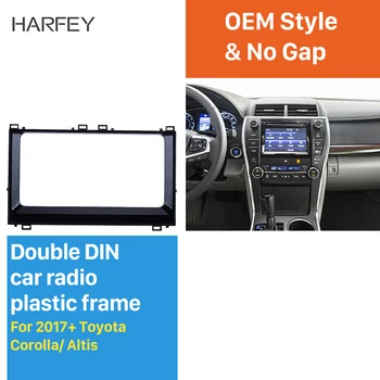 Harfey Car Fascia 2Din Stereo Cover Refitting Trim Frame Bezel Kit for Toyota Corolla Altis 2017+ Panel Plate in Dash NO GAP
Harfey Car Fascia 2Din Stereo Cover Refitting Trim Frame Bezel Kit for Toyota Corolla Altis 2017+ Panel Plate in Dash NO GAP