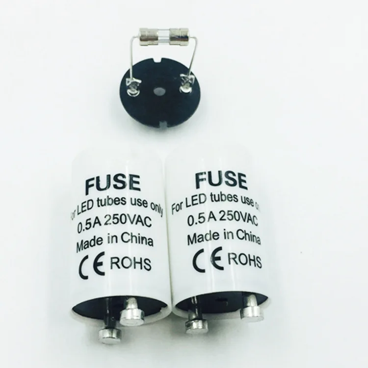 10pcs/lot LED Starter Only Use LED Tube Protection 0.5A 4-30W Tube inductance ballast remove Fuse Starter
10pcs/lot LED Starter Only Use LED Tube Protection 0.5A 4-30W Tube inductance ballast remove Fuse Starter
