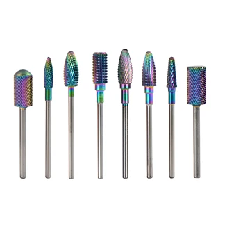 SpeTool Mutil-color Coated Tungsten Carbide Nail Drill Bit Accessory for Electric Manicure Machine Nail Art Salon Tool T15 
SpeTool Mutil-color Coated Tungsten Carbide Nail Drill Bit Accessory for Electric Manicure Machine Nail Art Salon Tool T15