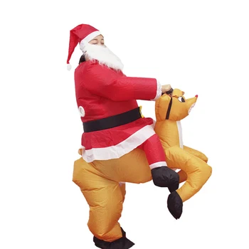 Cartoon Inflatable Clothes Cosplay Party Decorative Polyester Lightweight Christmas Tree Shaped Cartoon Props Santa/Snowman/Tree 
Cartoon Inflatable Clothes Cosplay Party Decorative Polyester Lightweight Christmas Tree Shaped Cartoon Props Santa/Snowman/Tree