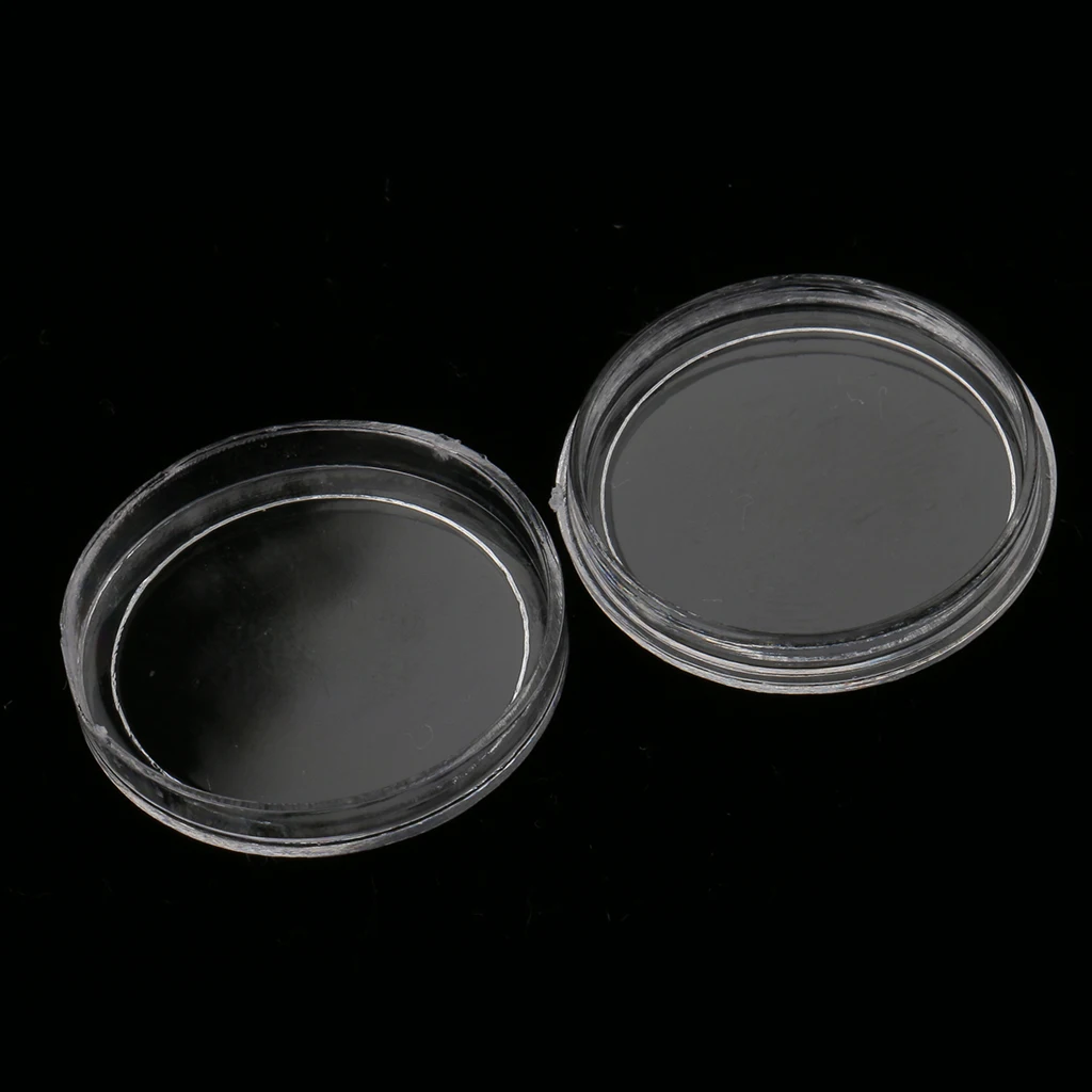 200pcs 19mm Clear Round Plastic Coin Capsule Container Storage Holder Box 200pcs 19mm Clear Round Plastic Coin Capsule Container Storage Holder Box