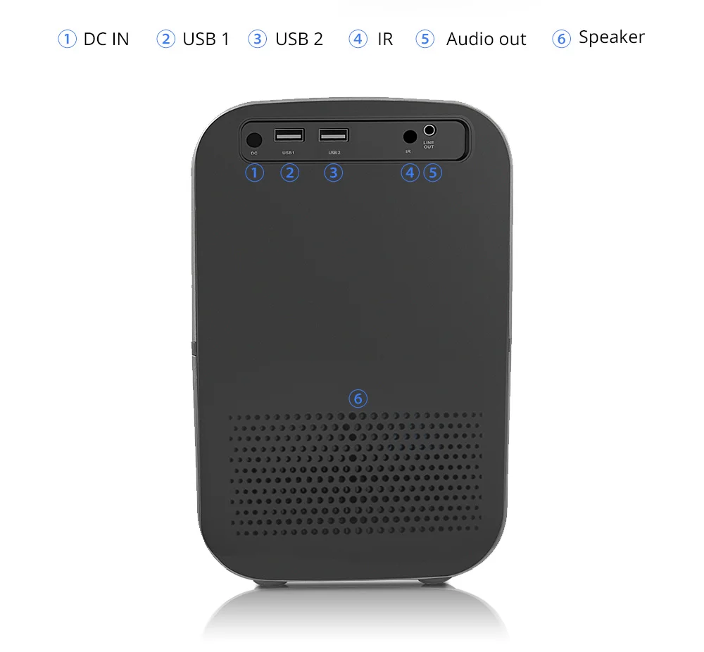 Bluetooth HD LED Home Projector He55fa73bfc0641b8a93b46ef8d6861ae1.jpg - Bluetooth HD LED Home Projector