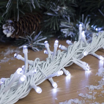 Garland "Thread" 20 m, IP44, white thread, 200 LED, white glow, 8 modes, 220 V
Garland "Thread" 20 m, IP44, white thread, 200 LED, white glow, 8 modes, 220 V