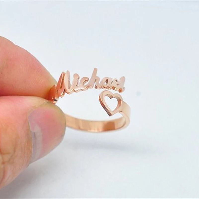 Free Size Custom Ring,Personalized Name Ring With Heart,Custom Nameplate Ring Adjustable Size For Couple ,Stainless Steel Rings
Free Size Custom Ring,Personalized Name Ring With Heart,Custom Nameplate Ring Adjustable Size For Couple ,Stainless Steel Rings
