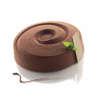 Swirl Shaped Cake Mold Silicone Mousse Mold for Baking Form Pan Chocolate Dessert Baking Dish Tray Cake Decorating Tool
Swirl Shaped Cake Mold Silicone Mousse Mold for Baking Form Pan Chocolate Dessert Baking Dish Tray Cake Decorating Tool