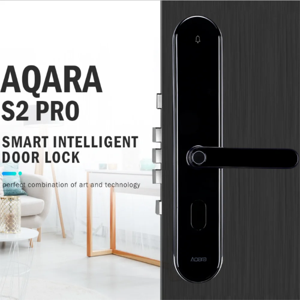 New Original Aqara S2 Pro Smart Intelligent Door Lock Keyless Password Fingerprint Key Unlock APP Monitor Locks for Home
New Original Aqara S2 Pro Smart Intelligent Door Lock Keyless Password Fingerprint Key Unlock APP Monitor Locks for Home