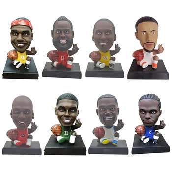 14cm High Shaking head Doll Basketball Players Action Figure Model Car Decoration Toy James
14cm High Shaking head Doll Basketball Players Action Figure Model Car Decoration Toy James