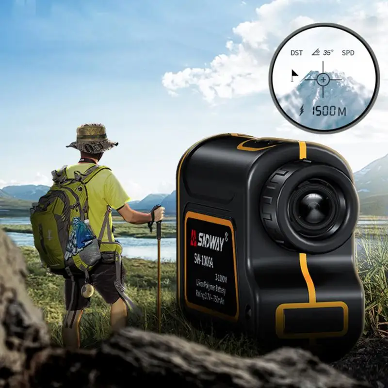 Distance Meter Outdoor With Lanyard Easy Apply Optical Lens Measure IP54 Rangefinder Portable High Accuracy Handheld Plastic
Distance Meter Outdoor With Lanyard Easy Apply Optical Lens Measure IP54 Rangefinder Portable High Accuracy Handheld Plastic