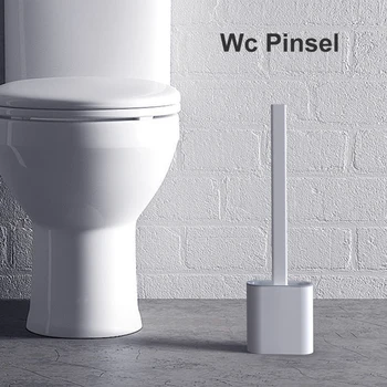 Silicone Toilet Brush Floor Type Wall Mounted Flexible Soft Brush Bathroom Toilet Brush Cleaning Tool Durable Bathroom Accessori
Silicone Toilet Brush Floor Type Wall Mounted Flexible Soft Brush Bathroom Toilet Brush Cleaning Tool Durable Bathroom Accessori