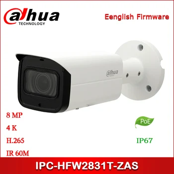 Dahua IP Camera 8MP IPC-HFW2831T-ZAS Security Camera WDR IR Bullet Network Camera with POE+ 3.7~11mm motorized lens
Dahua IP Camera 8MP IPC-HFW2831T-ZAS Security Camera WDR IR Bullet Network Camera with POE+ 3.7~11mm motorized lens