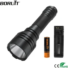 BORUiT C8 NM1 LED Flashlight 1000M Lighting Distance Torch Spotlight by 18650 Battery for Camping Hunting
BORUiT C8 NM1 LED Flashlight 1000M Lighting Distance Torch Spotlight by 18650 Battery for Camping Hunting