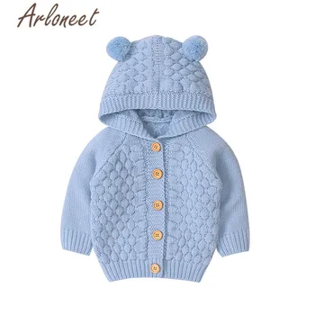ARLONEET Cartoon Coat Newborn Baby Girls Hooded Sweater Knit Beer Solid Button Outerwear Baby Girl Outerwear Winter Boys Jacket
ARLONEET Cartoon Coat Newborn Baby Girls Hooded Sweater Knit Beer Solid Button Outerwear Baby Girl Outerwear Winter Boys Jacket