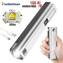 USB Flashlight Mini Flashlight Powerful Torch Hand Light Pocket Flashlight Waterproof Flashlight with Built-in Battery USB Cable
USB Flashlight Mini Flashlight Powerful Torch Hand Light Pocket Flashlight Waterproof Flashlight with Built-in Battery USB Cable
