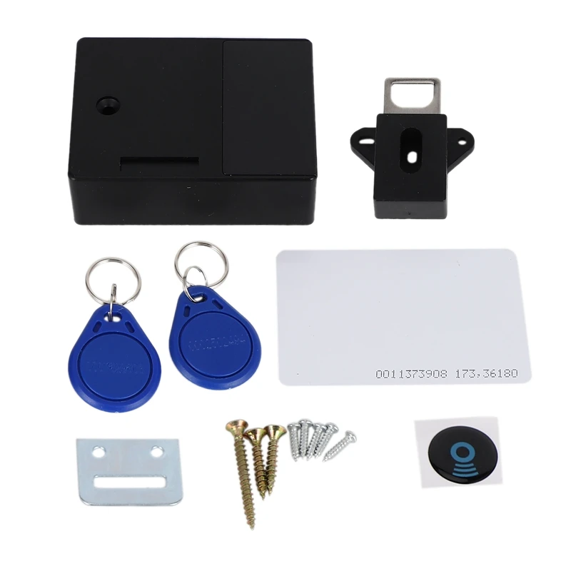 ABSF RFID Electronic Cabinet Lock DIY For Wooden Drawer Cabinet, Ready For Use & Programmable
ABSF RFID Electronic Cabinet Lock DIY For Wooden Drawer Cabinet, Ready For Use & Programmable