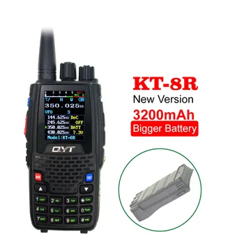 QYT Quad Band handheld KT-8R 4band 3200mAh Bigger Battery outdoor intercom UV Two-Way Radio KT8R Color display 5W transceiver
QYT Quad Band handheld KT-8R 4band 3200mAh Bigger Battery outdoor intercom UV Two-Way Radio KT8R Color display 5W transceiver