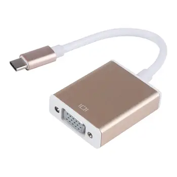 USB 3.1 Type C USB-C to VGA Adapter Reversible for New Macbook 12 inch Gold, silver color free shipping UM
USB 3.1 Type C USB-C to VGA Adapter Reversible for New Macbook 12 inch Gold, silver color free shipping UM